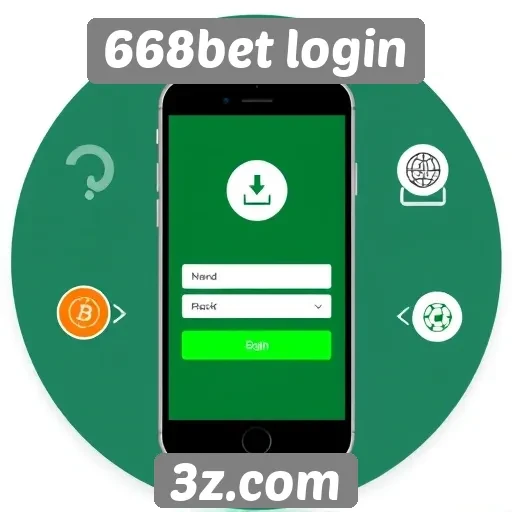 Acessando o 668bet login pelo celular