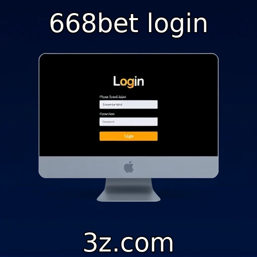 Evolução das interfaces de login em sites de jogos - 668bet login