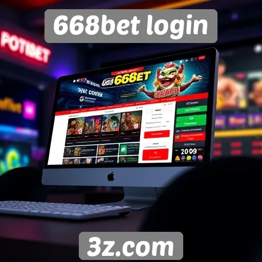Análise da usabilidade do site 668bet login