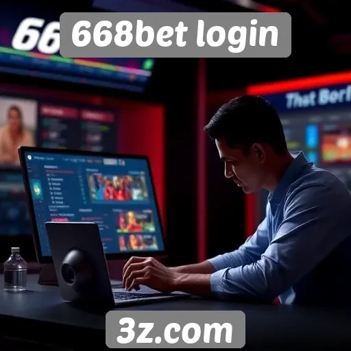 Experiência do usuário no login do site 668bet